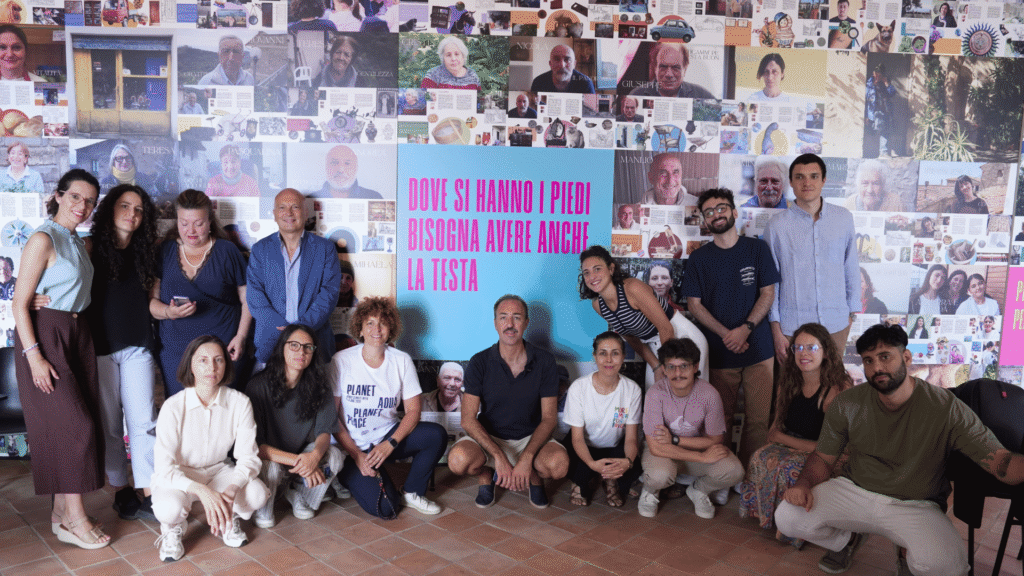 Scuola di Politica Agraria di Pollica - Del Giudice, Cicia, Pisani e Roversi con gli studenti della Summer School 2026